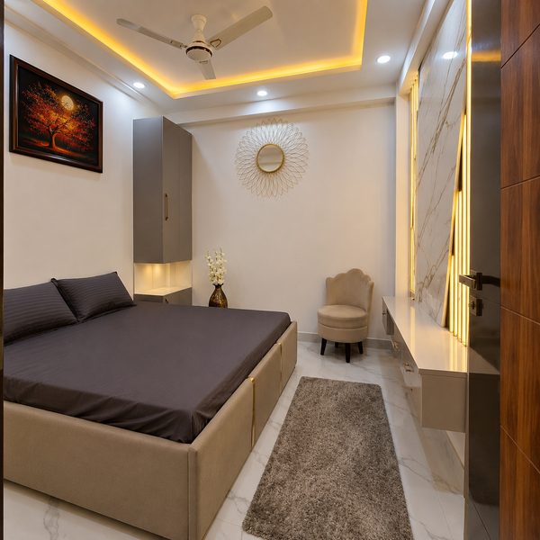 Fully Furnished 1 BHK Flat for Urgent SALE